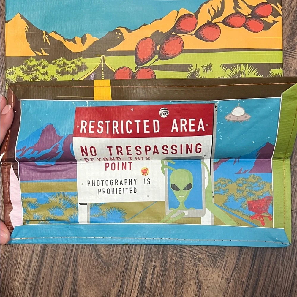 Trader JoeS vibrant tote